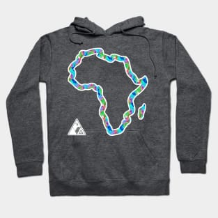 FABRIC AFRICAN COASTLINE by AfreeKA -3 Hoodie